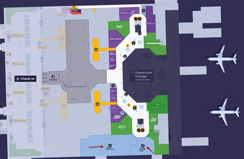 heathrow airport terminal 2 map.